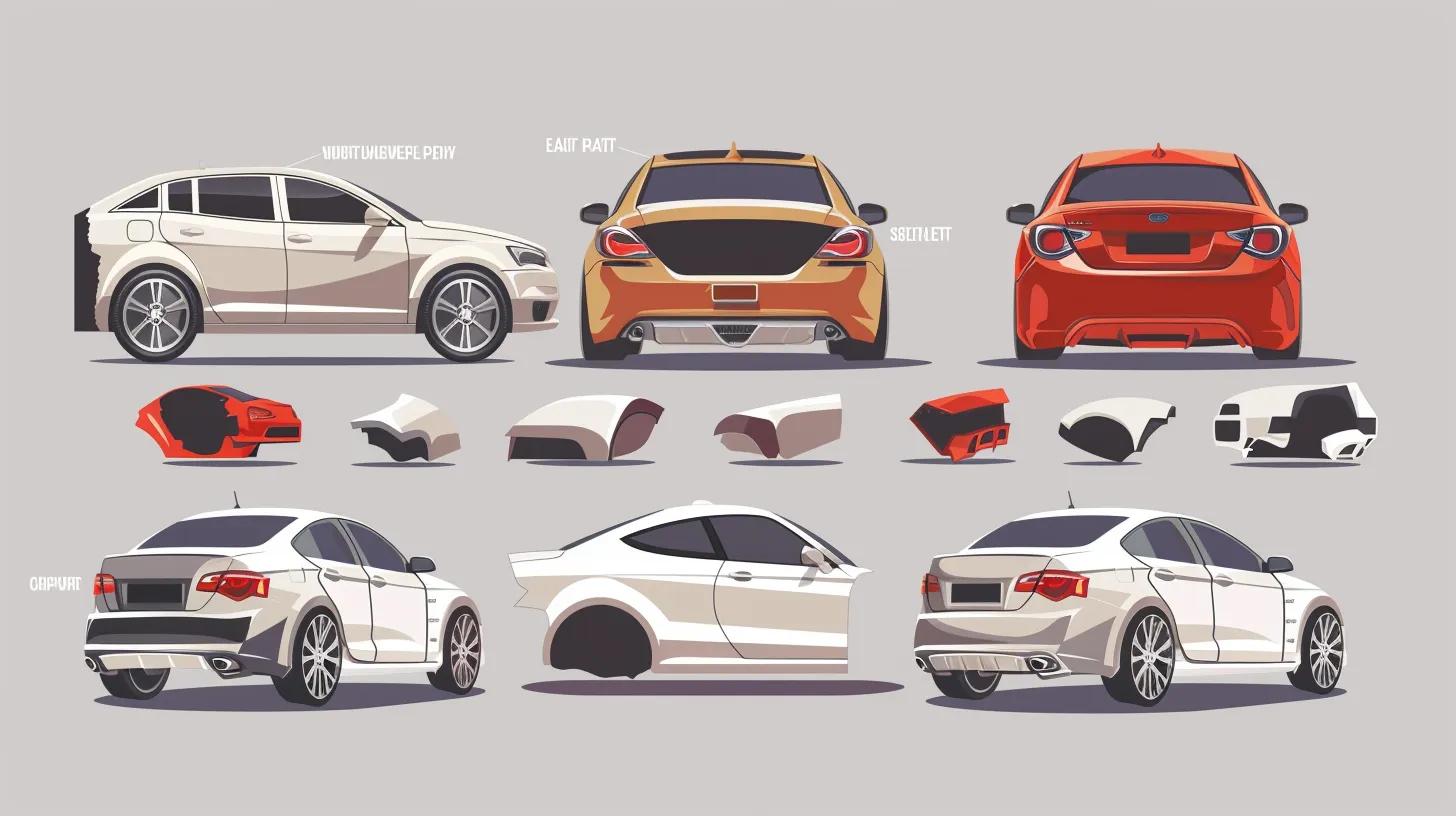 Mobile Dent Repair East Bay: What to Expect 2 Visual Representation Of Common Car Dents And Their Repair Costs In East Bay