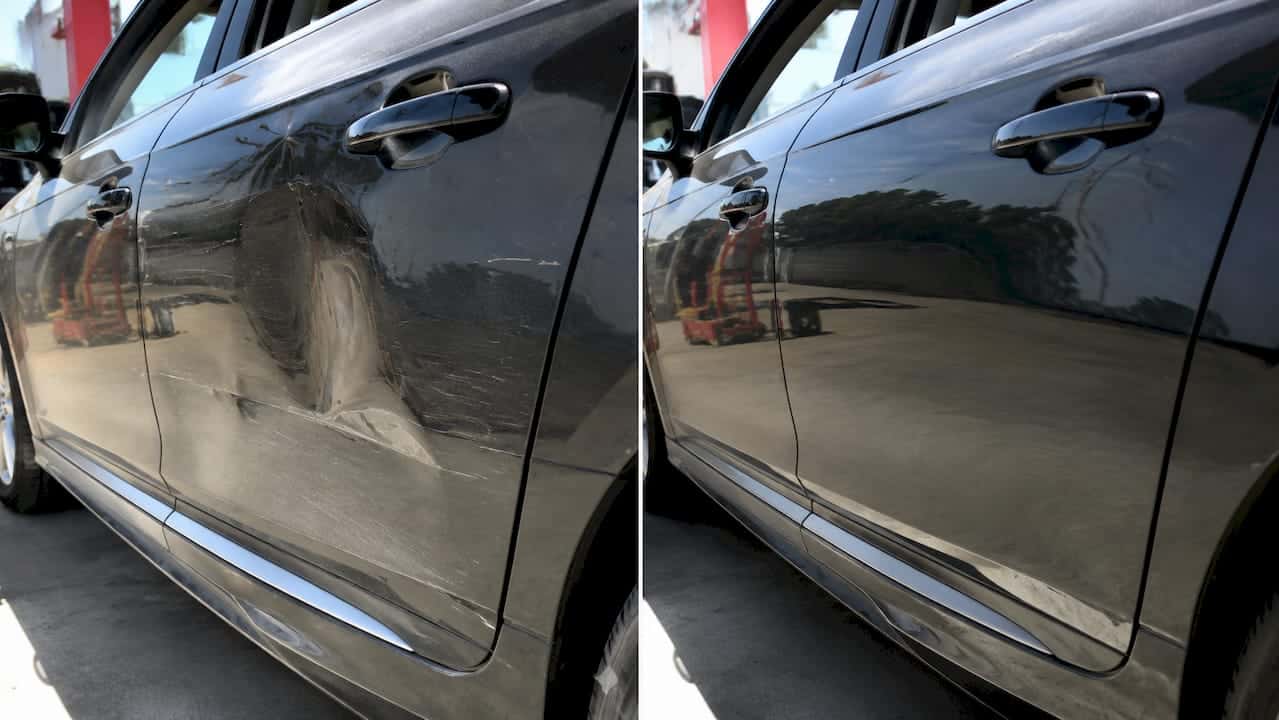 Emeryville 72 Before And After Auto Repair Car Panel