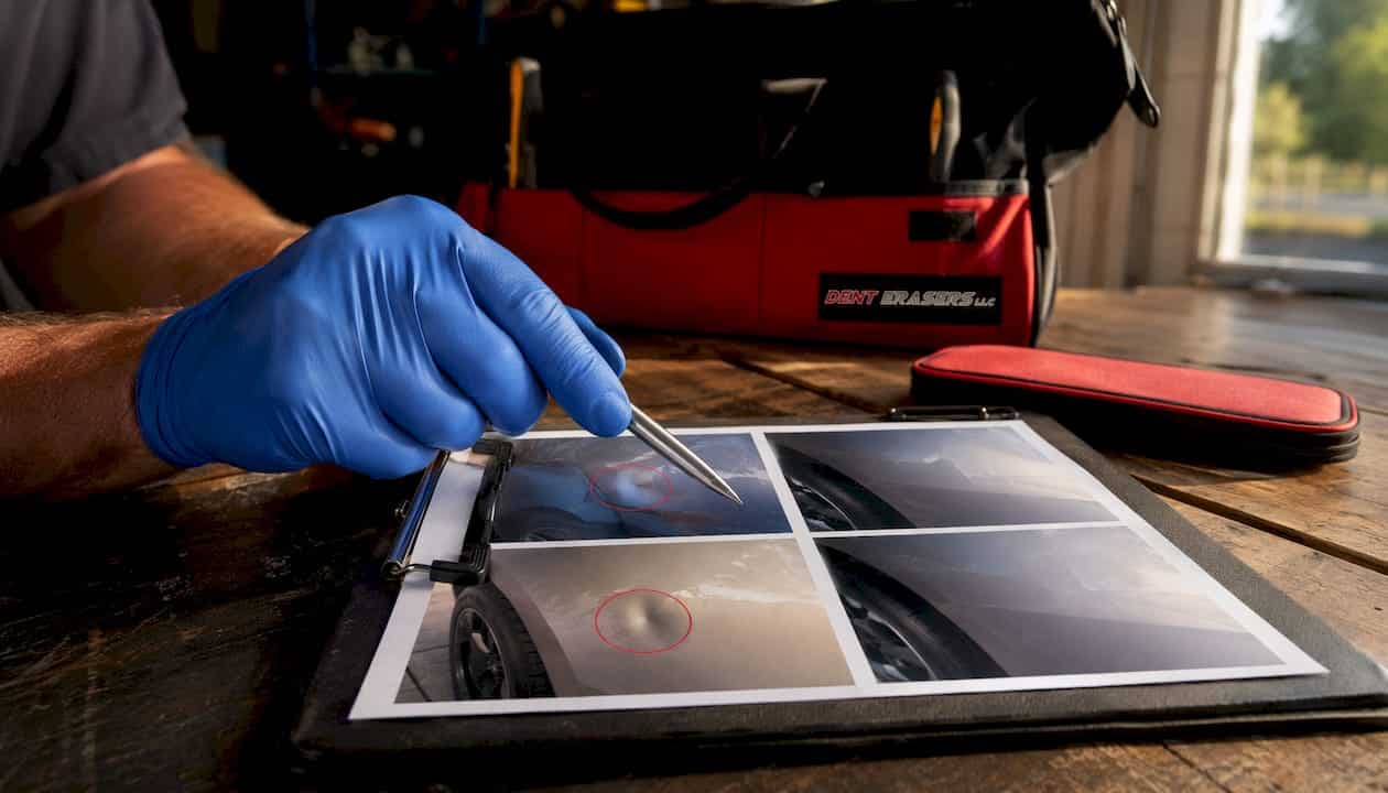 Why Mobile Service for Professionals Beats the Shop 2 Mobile Repair Photo Inspection With Clipboard