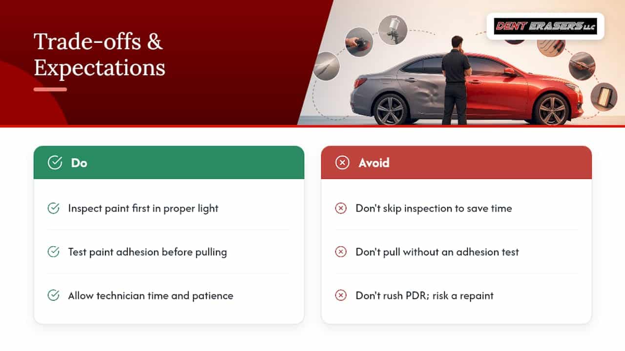Protect Your Paint: 6 Questions Car Owners Must Ask Before PDR 2 Realistic Trade-Offs And What Owners Should Expect — Overview Diagram