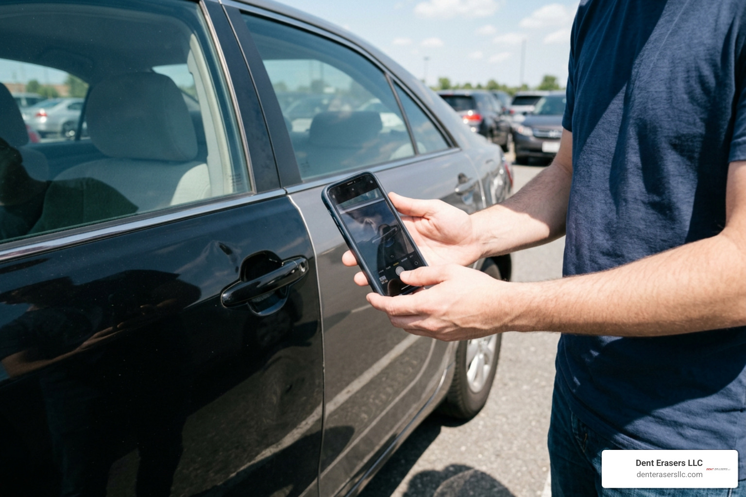 smartphone car dent estimate