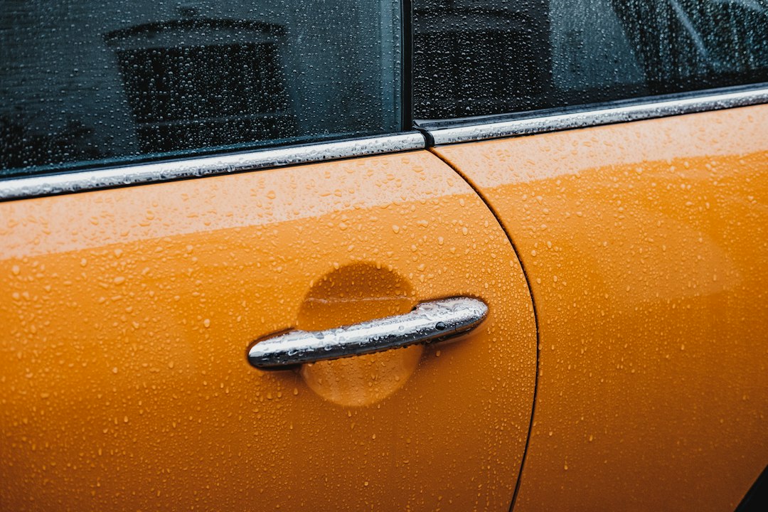 minor door ding on a luxury car
